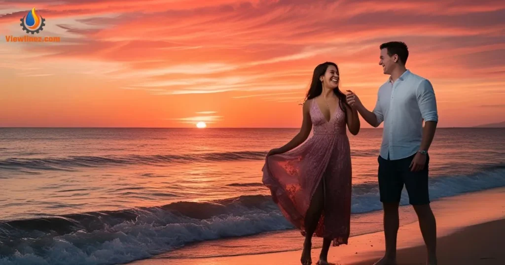 Sunset Pick-Up Lines for Her