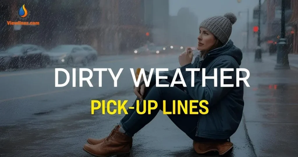 Dirty Weather Pick-Up Lines