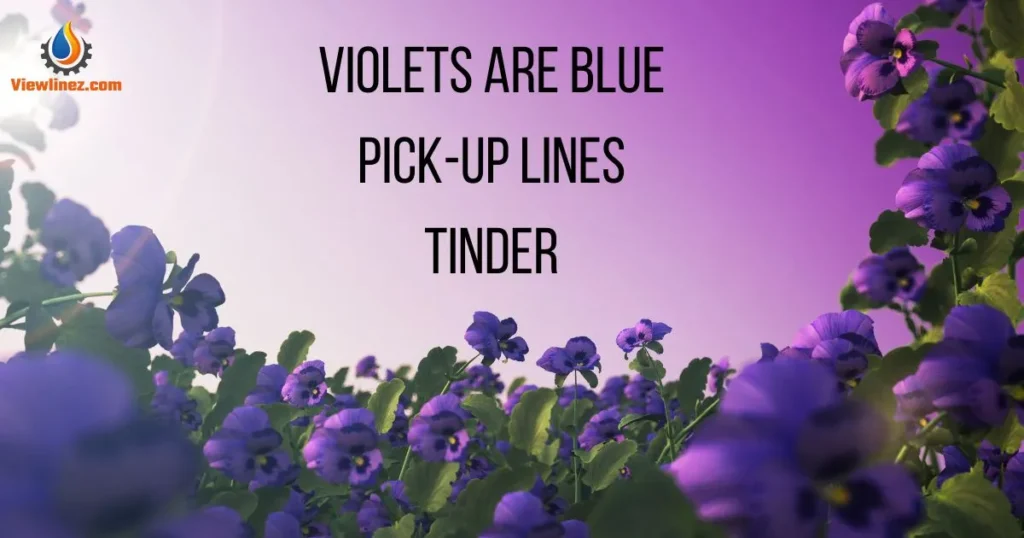 Violets Are Blue Pick-Up Lines Tinder
