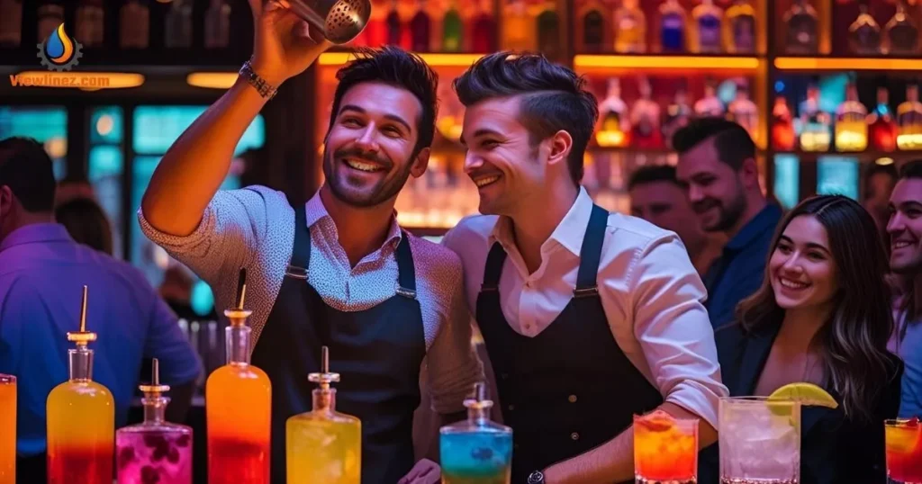 Flirting Bartenders