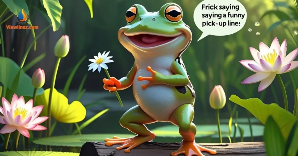 Funny Frog Pick-Up Lines