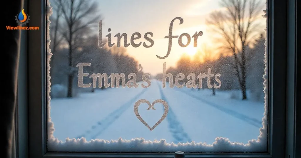 Lines for Emma’s Heart