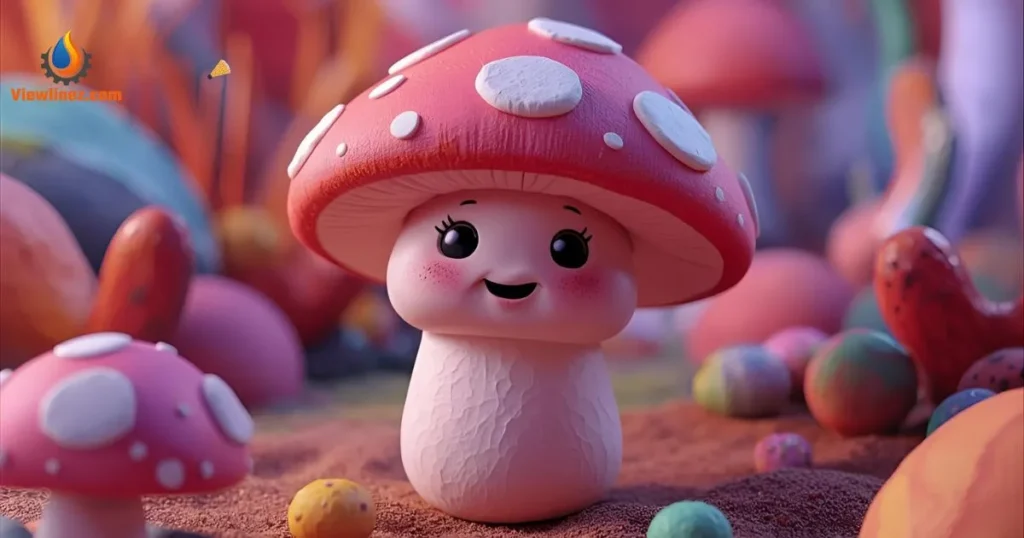 Cute & Cheeky Mushroom