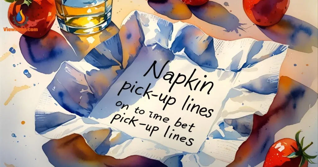 Napkin Pick-Up Lines
