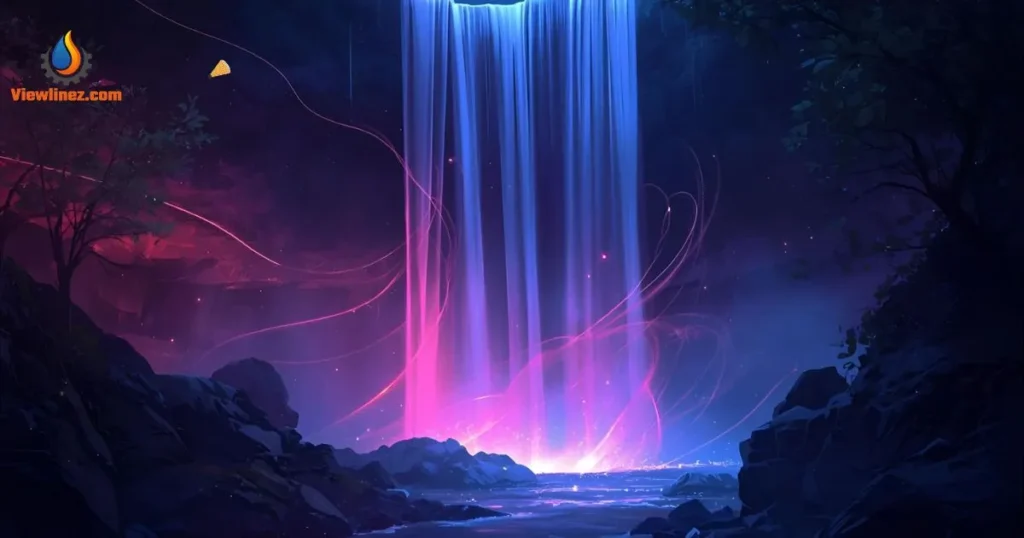 Romantic Waterfall Lines