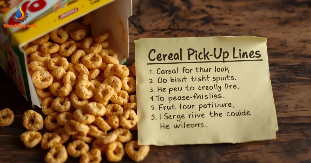 Cereal Pick-Up Lines