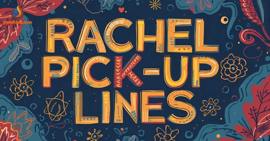 Rachel Pick-Up Lines