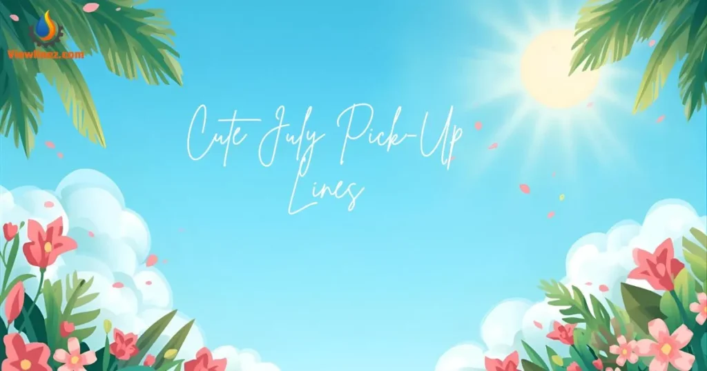 Cute July Pick-Up Lines