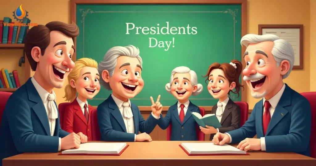 Cute Presidents Day