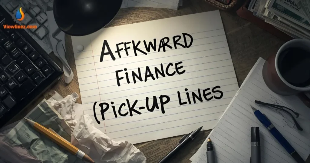 Awkward Finance Pick-Up Lines